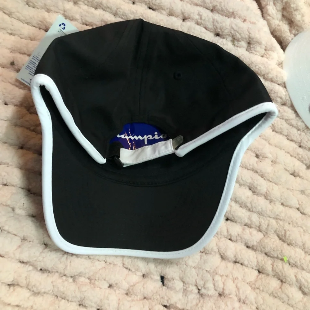 🆕 Champion black adjustable Logo Hat 723
